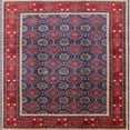 thumbnail image 1 of Ahgly Company Machine Washable Indoor Square Industrial Modern Grey Gray Area Rugs, 5' Square, 1 of 7