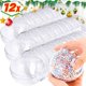 thumbnail image 2 of 12/1 piezas de bolas huecas de plástico transparente para Navidad, bolas rellenables para hacer tú mismo, adornos colgantes para árbol de Navidad, decoración para fiestas en el hogar, regalos, 2 of 5