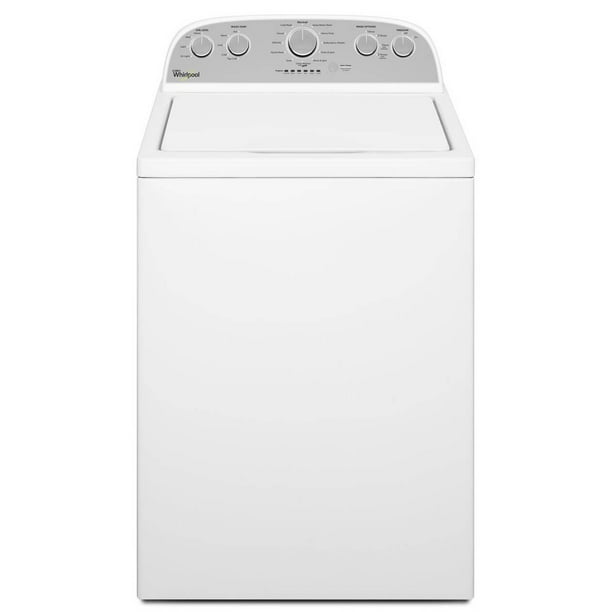 Whirlpool 4.3 Cu. Ft. Cabrio HE Top Load Washer with Low Profile Impe WTW5000DW, White