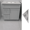 thumbnail image 1 of Isaac 30 inch Solid Wood Shaker Style Bathroom Vanity, 1 of 24