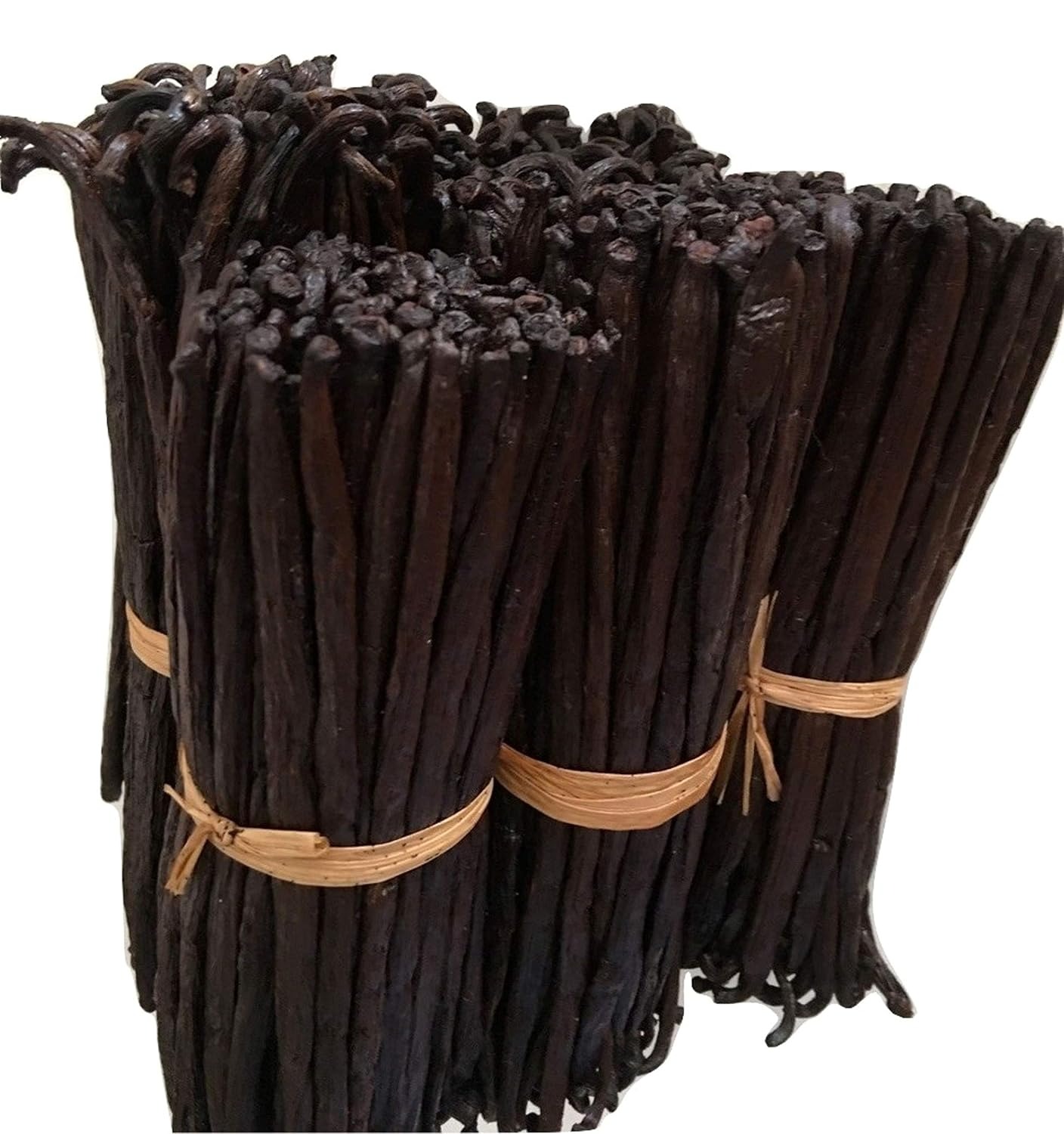 8oz Madagascar Organic Vanilla Beans Grade A. Certified USDA Organic. Fresh 6"-8" for Cooking, Baking and Extract by FITNCLEAN VANILLA| 0.5 Lb Bulk NON-GMO Whole Bourbon Gourmet Pods.