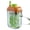 Green, variant on 2-in-1 Ice Cube Mold Bottle with Straw, Portable Leak-Proof Water Bottle and Press Cube Maker, Silicone Ice Tray Cup for Refreshing Summer Drinks, Travel Companion for Gym and Office