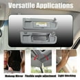 thumbnail image 5 of Left Driver & Right Passenger Side Car Sun Visor For Honda Civic 2006-2011, Sun Visor Replacement With Makeup Mirror, Replaces 83280-SNA-A01ZA-Right-warm grey, 5 of 6