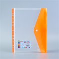 thumbnail image 1 of A4 File Bag Transparent Plastic Documents Storage Colorful Filing Envelope Organizer Pocket School Office Stationery SuppliesCN He Qiyong unisex, 1 of 2