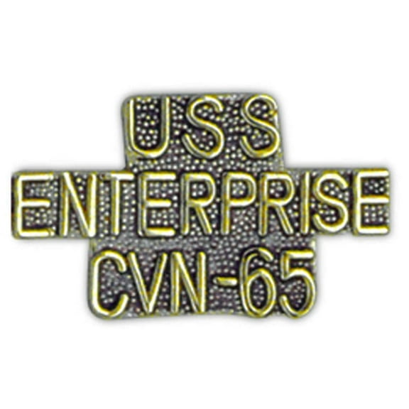 Eagle Emblems P14932 Pin - USS, Enterprise - Script - 1.38 in.
