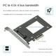 thumbnail image 3 of Tarjeta de expansión PCIE4.0 a U.2 True Speed de 7000 MB, adaptador U2, SSD NVME, tarjeta de red inalámbrica IO-PCE8639-U2, 3 of 8