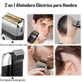 thumbnail image 3 of Afeitadora Eléctrica para Hombre,2 en 1 Recortadora de Precisión Inalámbrica,Afeitadora para Hombre Recargable Contra Agua,Red de Cuchillos Ultrafin,Maquina de Afeitar Led el Hogar de Los Hombres, 3 of 5