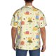 thumbnail image 3 of Fotbe Colorful Cartoon Snail Camisa Estampada de Manga Corta para Hombre, Casual de Verano, Estilo Playero, Sin Arrugas-Small, 3 of 5