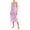 Pink Swirl, variant on Swim Womens Halter Printed Swimdress
