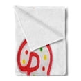 thumbnail image 2 of 13th Birthday Soft Flannel Fleece Throw Blanket, Colorful Burning Candles Number 13 Party Objects Print, Cozy Plush for Indoor and Outdoor Use, 50" x 70", Multicolor, by Ambesonne, 2 of 5