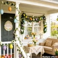 thumbnail image 3 of 6FT Artificial Eucalyptus Garland with Easter Eggs, Faux Greenery Vine for Easter, Spring & Home Decor, Indoor Outdoor Use, 3 of 11