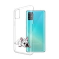 thumbnail image 2 of FINCIBO Soft TPU Clear Case Slim Protective Cover for Samsung Galaxy A51 A515 6.5" 2019 (NOT FIT A51 5G 2020), French Bulldog Dog Lying Down Looking Up, 2 of 3
