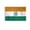 India 2x3 ft Flag, variant on AGAS India Stick Flag 4x6 inch mounted onto 11 inch Plastic Pole - Printed Single Sided on Polyester - Stitched Edges - Mini Indian Flag Ind Flag Indian Tricolour Tiranga.