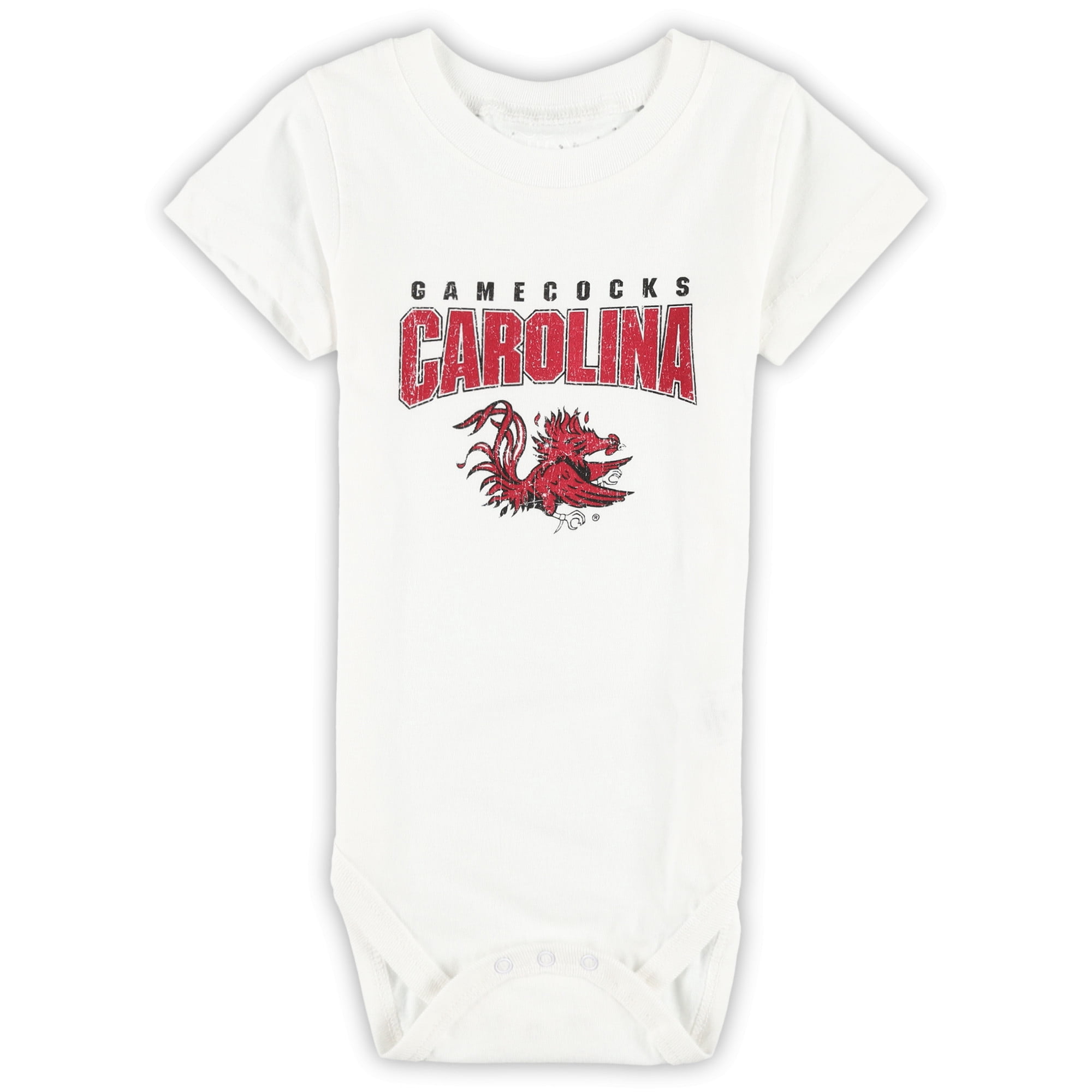 Infant Wes & Willy  South Carolina Gamecocks Three-Pack Bodysuit Set