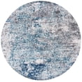 thumbnail image 2 of SAFAVIEH Aston Mackenzie Abstract Area Rug, Light Blue/Gray, 5'3" x 5'3" Round, 2 of 10