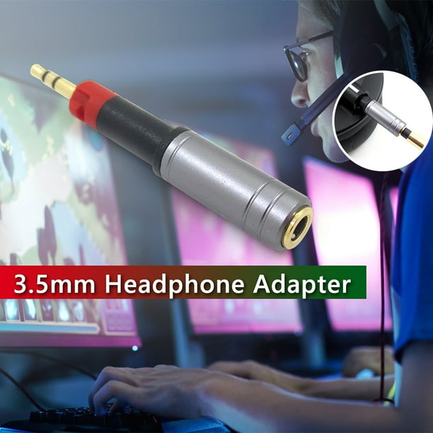 Convertidor adaptador de auriculares de 3,5 mm para Audio-Technica ATH-M40X M50X M60X M70X