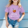 thumbnail image 2 of T-shirts pour Filles, Mode, Manches Courtes, Vêtements d'Été, Col Rond, 3-4 Ans, Mignons, 2 of 4