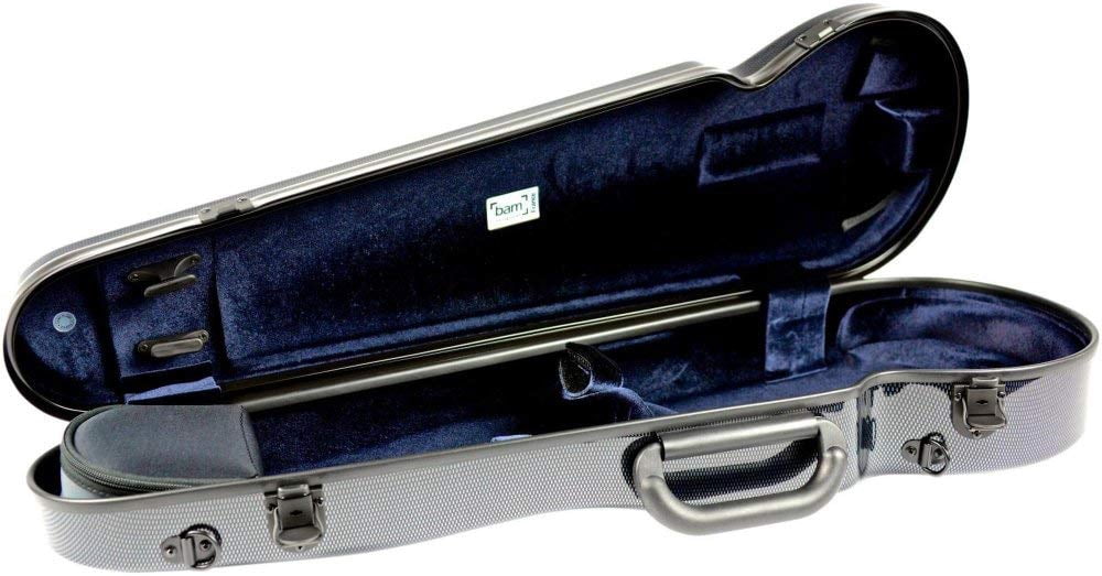 Bam Hightech Contoured Violin Case Carbon Black