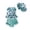 6-Dark Green, variant on MuXiKeJi Clothes Girls Swimsuits Two Piece Tankini Sets Ruffle Bathing Suit with Chest Pad Size 6-15 Years