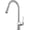 Brushed, variant on Pull Down Kitchen High Arc Single Handle Kitchen Sink Faucet with Dual Function Pull Out Sprayer, Solid Brass 360° Swivel Kitchen Hot and Cold Water Mixer Tap,Black