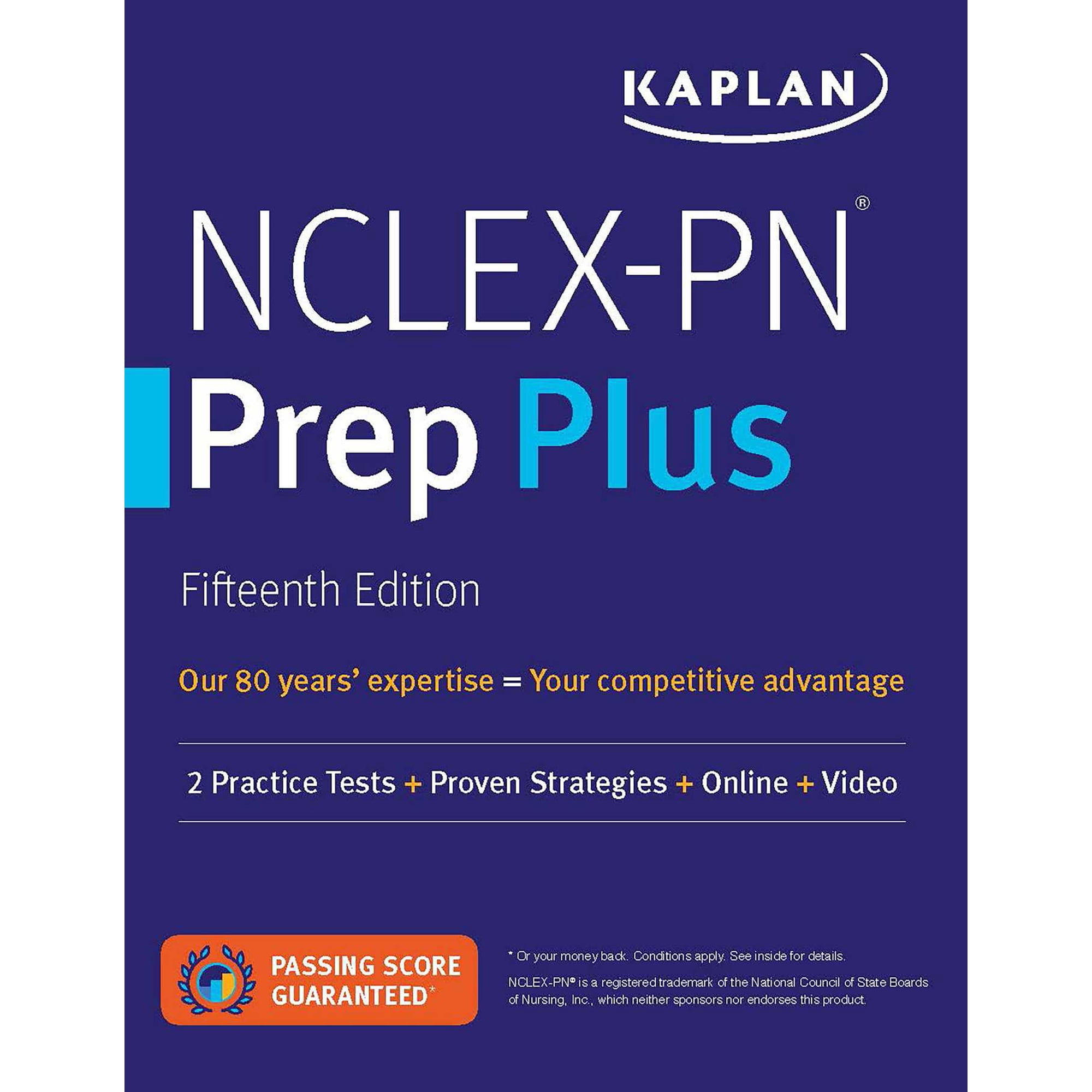 Kaplan Test Prep: NCLEX-PN Prep Plus : 2 Practice Tests + Proven Strategies + Online + Video (Paperback)