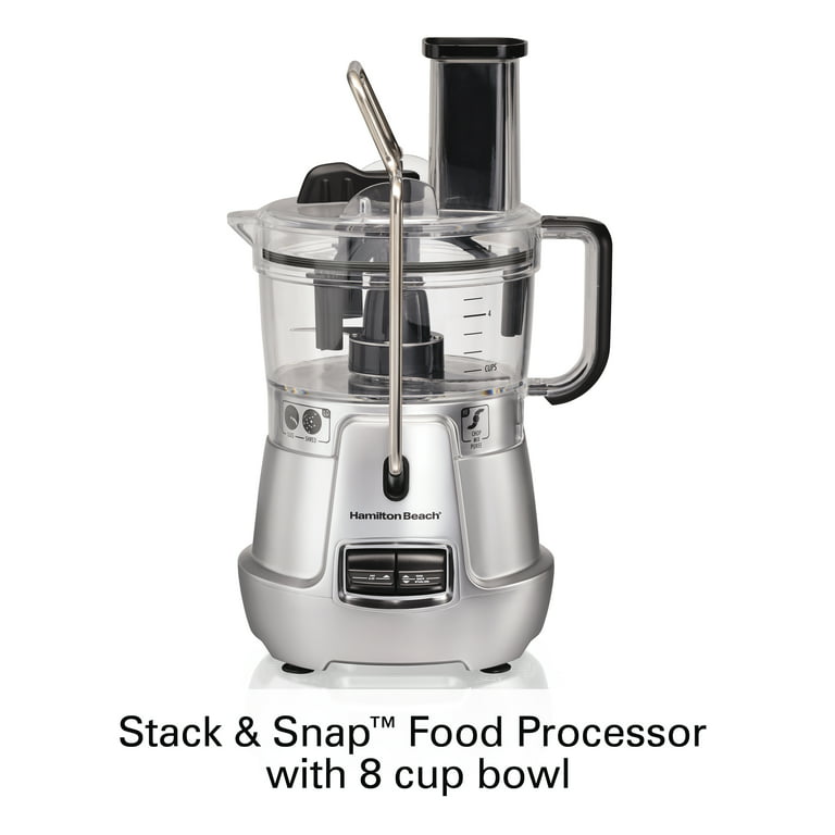 Hamilton Beach 8-Cup Stack & Snap™ Food Processor with Bowl