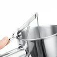 thumbnail image 4 of 600/1200ML Oil Bucket with Holder Stainless Steel Funnel Dispenser Cupcake Pancake Batter Octopus Ball Kitchen Baking Tool, 4 of 6