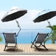 thumbnail image 2 of Sombrilla de playa XLINGZA UPF 50+ con pinza ajustable, color azul, 2 of 8