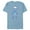 Ocean Blue, variant on Bart Simpson Way in Trouble X-Ray - Short Sleeve Blended T-Shirt for Adults - Customized-Ocean Blue