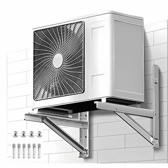 IMeshbean Heavy Duty Wall Mount AC Brackets For Mini Split Condenser 9000-18000 BTU – Steel, 250lb Capacity