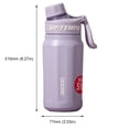 thumbnail image 3 of Hervidor térmico antideslizante con taza aislada de 520ML, portátil para senderismo, escalada, Camping Taza aislada, 3 of 6