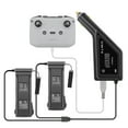 thumbnail image 3 of Methold Controlador Cargador de coche Adaptador de carga de batería de control remoto portátil Reemplazo de accesorios de avión para 3 Accesorios para drones aéreos, 3 of 6