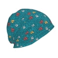 thumbnail image 3 of Rocae Funny Cat Blue for Beanies Hats for Men Women Warm Chunky Knit Hats Winter, 3 of 7