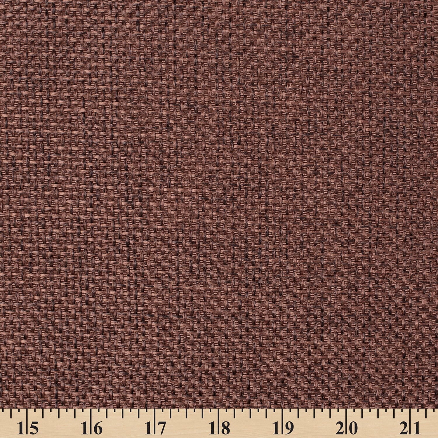 Plain Woven Inlay Upholstery Fabric Shiny Heavyweight Durable Polyester (59/60 Inches) By The Yard - For Furniture, Curtains, & Décor - Brown (10 Yards)