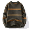 thumbnail image 1 of QHFBli Chandail à Col Rond Graphique pour Hommes Chandail Sans Capuche pour Hommes Automne Hiver Chandail Tricoté Décontracté Chandail à la Mode Confortable Couche de Base, 1 of 3