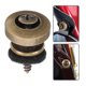 thumbnail image 2 of EeaseMX Botones de correa de seguridad con cierre de correa de seguridad de 2 piezas de metal con tornillos y junta para reemplazo de guitarra acústica eléctrica (bronce y negro), 2 of 7