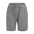 thumbnail image 4 of sckarle Men's Shorts Relaxed Fit Pocket Elastic Waist Drawstring Outdoor Workout Gym Joggers 3/4 Cotton Short Pants with Pockets, 4 of 6