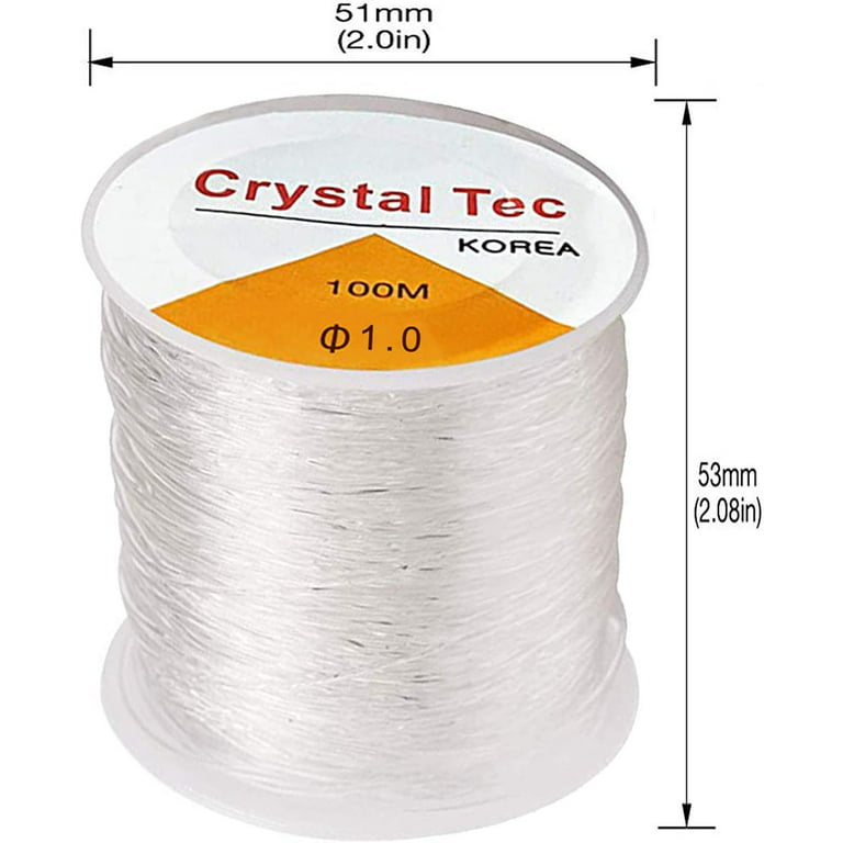 1mm Elastic Crystal String for Bracelet Stretch Bead Cord for Jewelry Making