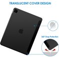 thumbnail image 4 of AmPm Étui pour iPad Pro 12,9 Pouces (Modèle 2020/2018, 4e/3e Génération), Compatible avec Pencil, Couverture Auto Réveil/sommeil (Noir), 4 of 6