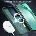 thumbnail image 5 of for Samsung Galaxy A54 Case [Compatible with MagSafe] Magnetic Cases Slim Translucent Matte Back Anti-Scratch Skin Feeling Shockproof Protective Phone Case for Samsung Galaxy A54 5G, Green, 5 of 18