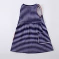 thumbnail image 6 of LYMAYTER 2-8Y Toddler Kids Tulle Dress for Girls Sleeveless Stripes Skirt Baby Princess Tutu Cotton Skirt, 6 of 10