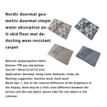 thumbnail image 1 of Indoor Doormat Water-Absorbent Non-slide Breathable Area Rug Decorative Rectangular Floor Mats Entryway Home Hallway Kitchen Corridors/Gray, 1 of 9