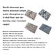 thumbnail image 3 of Yuarrent Tapete para puerta, alfombra geométrica antideslizante absorbente de agua, tapetes lavables rectangulares para piso, entrada, hogar, Decoración del hogar Geometría/Gris, 3 of 6