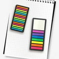 thumbnail image 5 of Biplut 1 Set Sticky Labels Self Adhesive Waterproof PVC Fluorescent Arrow Flag Tabs Colored Sticky Notes Birthday Gift (A）, 5 of 13