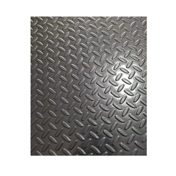 Piso Antiderrapante Espiga Negro 1.60mX3.00m Uso Rudo Flexible Homeplasticare Espiga