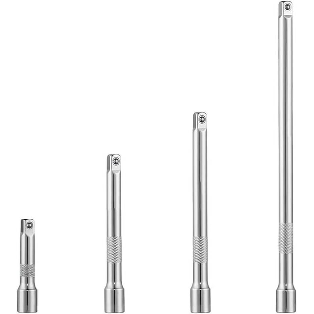 Piece Ratchet Wrench Extension Set, 1/4" Extension, Socket Wrench Extension Set (50/75/100/150mm), Chrome Vanadium Steel