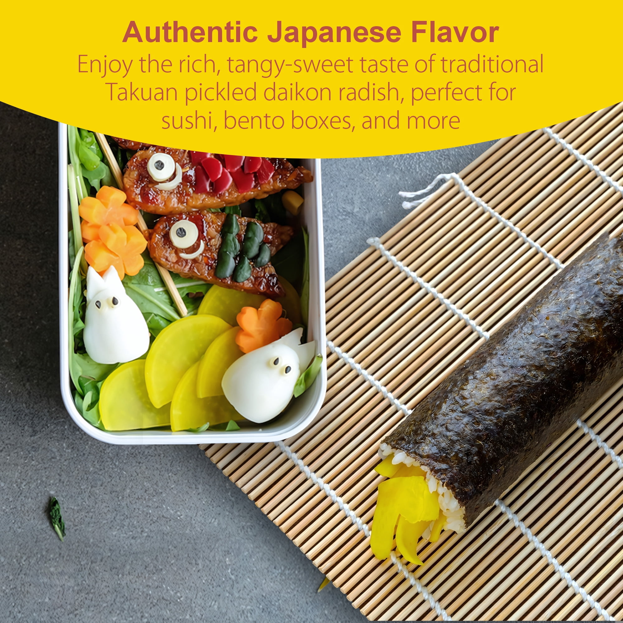 Fusion Select Pickled Radish Takuan, Authentic Japanese Flavor