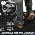 thumbnail image 3 of Timo Indoor Door Mat, 24"x36" Super Absorbent Dog Mats for Muddy Paws, Low-Profile Washable Entryway Rug, Rubber Backing Non Slip Front Door Mats, Resist Dirt Inside Entrance Doormat for Shoes, Black, 3 of 7