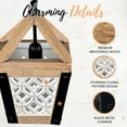 thumbnail image 3 of Autumn Alley Wooden Farmhouse Pendant Light for Cottage, Ceiling Lighting Fixture, 3 of 8