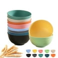 thumbnail image 3 of Summercome Unbreakable Wheat Straw Cereal Bowls - Soup and Salad Bowls 26oz, BPA-free, Microwave & Dishwasher Safe,, 3 of 7